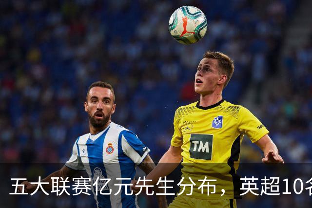 五大联赛亿元先生分布，英超10名球星身价破亿，意甲一个没有暴露残酷差距